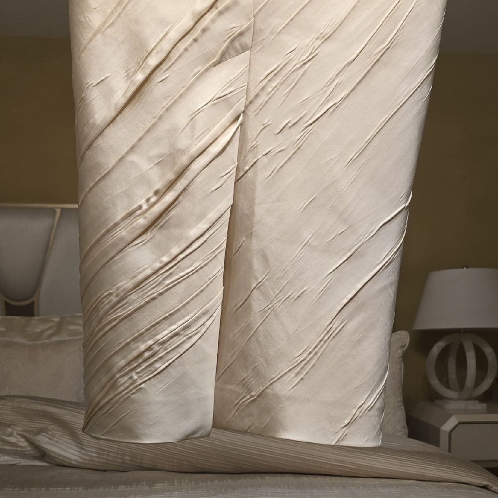 Sportmax Elegant Textured Beige Pencil Skirt - Picture 7 of 16